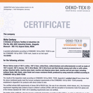 Oeko-Tex Standard 100 - Class II For Fabrics as per the latest ALDI requirement with Annexure 6